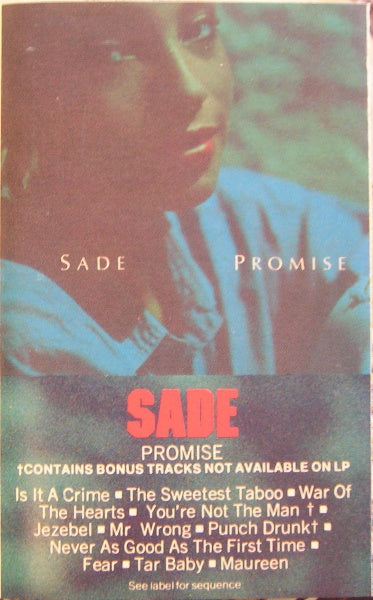 Promise - Sade | Cassette