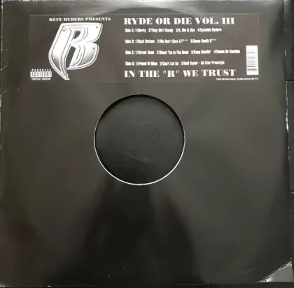Ryde Or Die Vol. III - In The "R" We Trust - Ruff Ryders | Vinyl Record