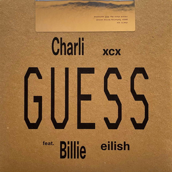 Guess - Charli XCX; Billie Eilish | Vinyl Record