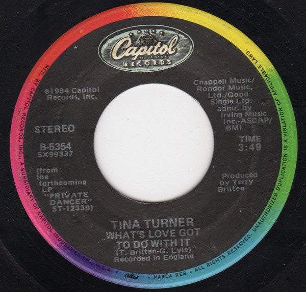 What's Love Got To Do With It - Tina Turner | LP