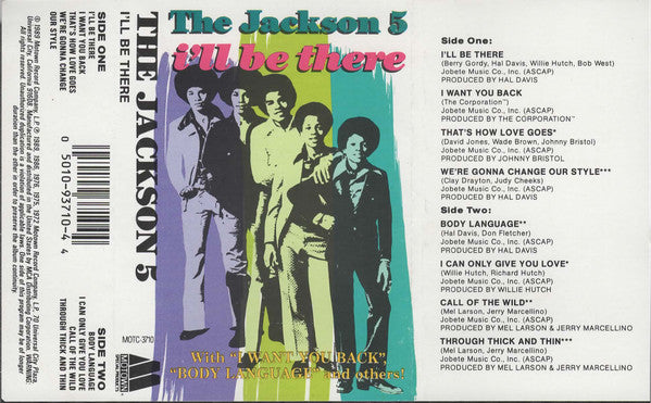 I'll Be There - The Jackson 5 | Cassette