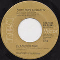 To Each His Own / Find A Way - Faith, Hope & Charity | Vinyl Record