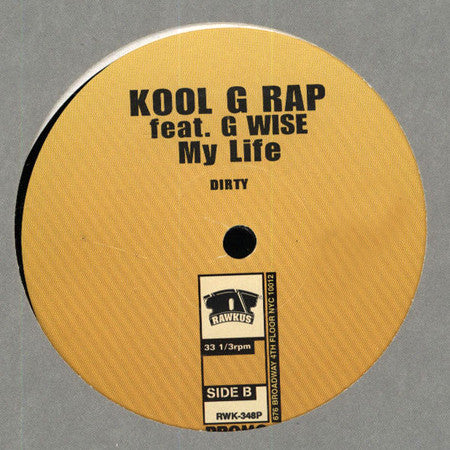 My Life - Kool G Rap | Vinyl Record
