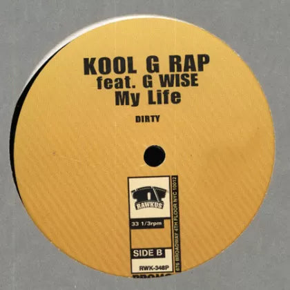 My Life - Kool G Rap LP | Vinyl Record