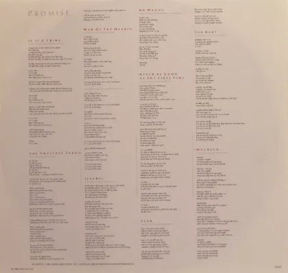 Promise - Sade (OG) | Vinyl Record