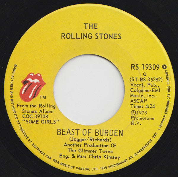 Beast Of Burden - The Rolling Stones | LP