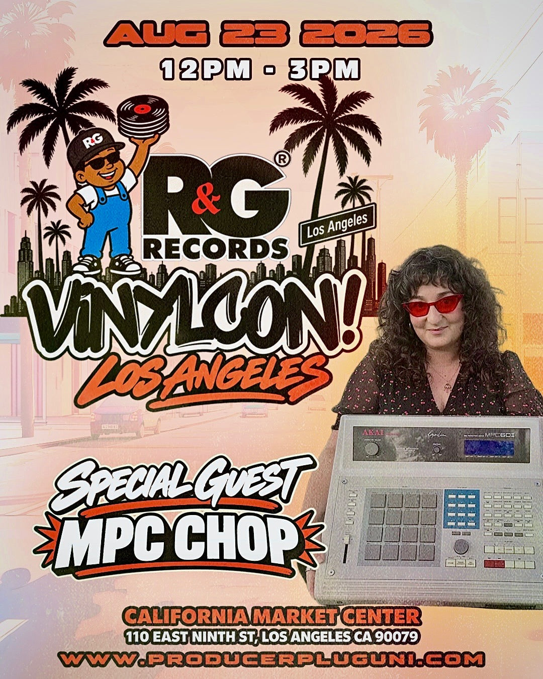 MPC CHOP VINYL CON LA MEET & GREET Aug 23rd, 2026 👸🏽