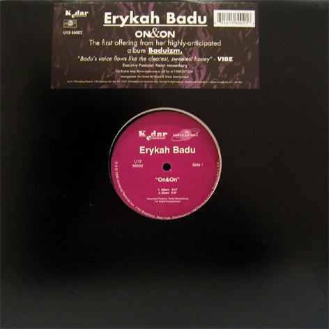 On&On - Erykah Badu (OG) | Vinyl Record