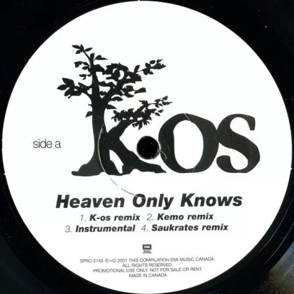 Heaven Only Knows - K-OS | Vinyl Record