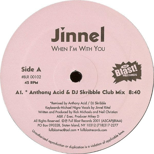When I'm With You - Jinnel | Vinyl Record