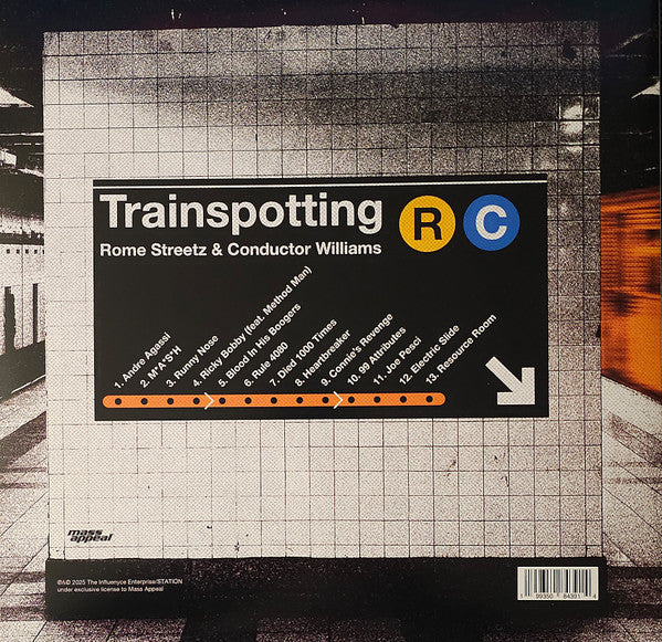 Trainspotting - Rome Streetz; ConductorWilliams | Vinyl Record