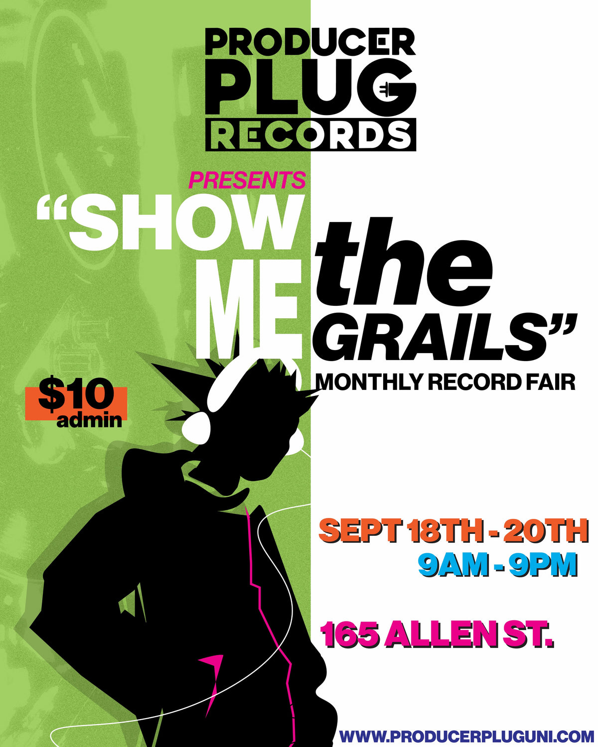 SHOW ME THE GRAILS MONTHLY RECORD FAIR NYC Sept 18th - 20tht, 2026