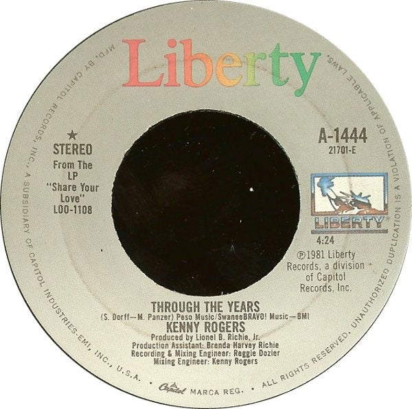 Through The Years - Kenny Rogers | LP