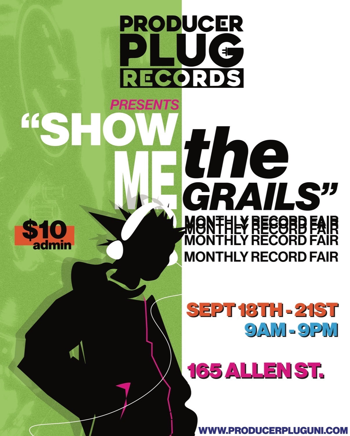 SHOW ME THE GRAILS MONTHLY RECORD FAIR NYC Sept 18th - 21st, 2026