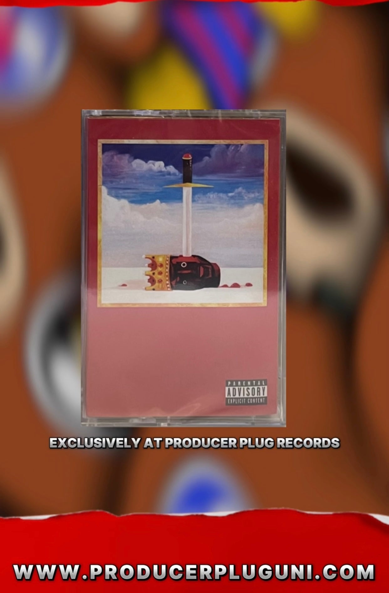 Kanye West My beautiful dark twisted fantasy Tape | LP
