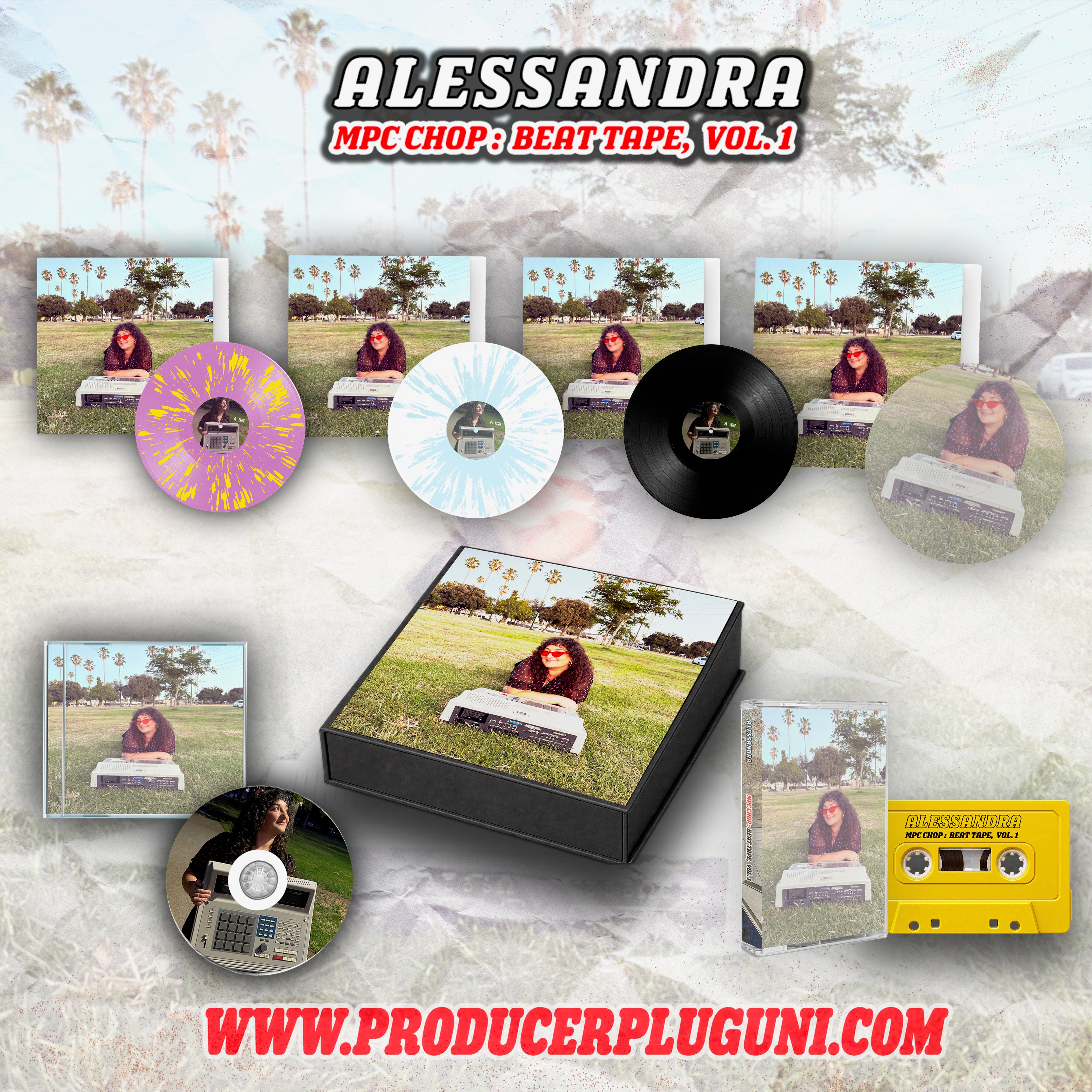Alessandra: MPC CHOP “ BEAT TAPE VOL 1” VINYL, CD, TAPE, PICTURE DISK & 45s