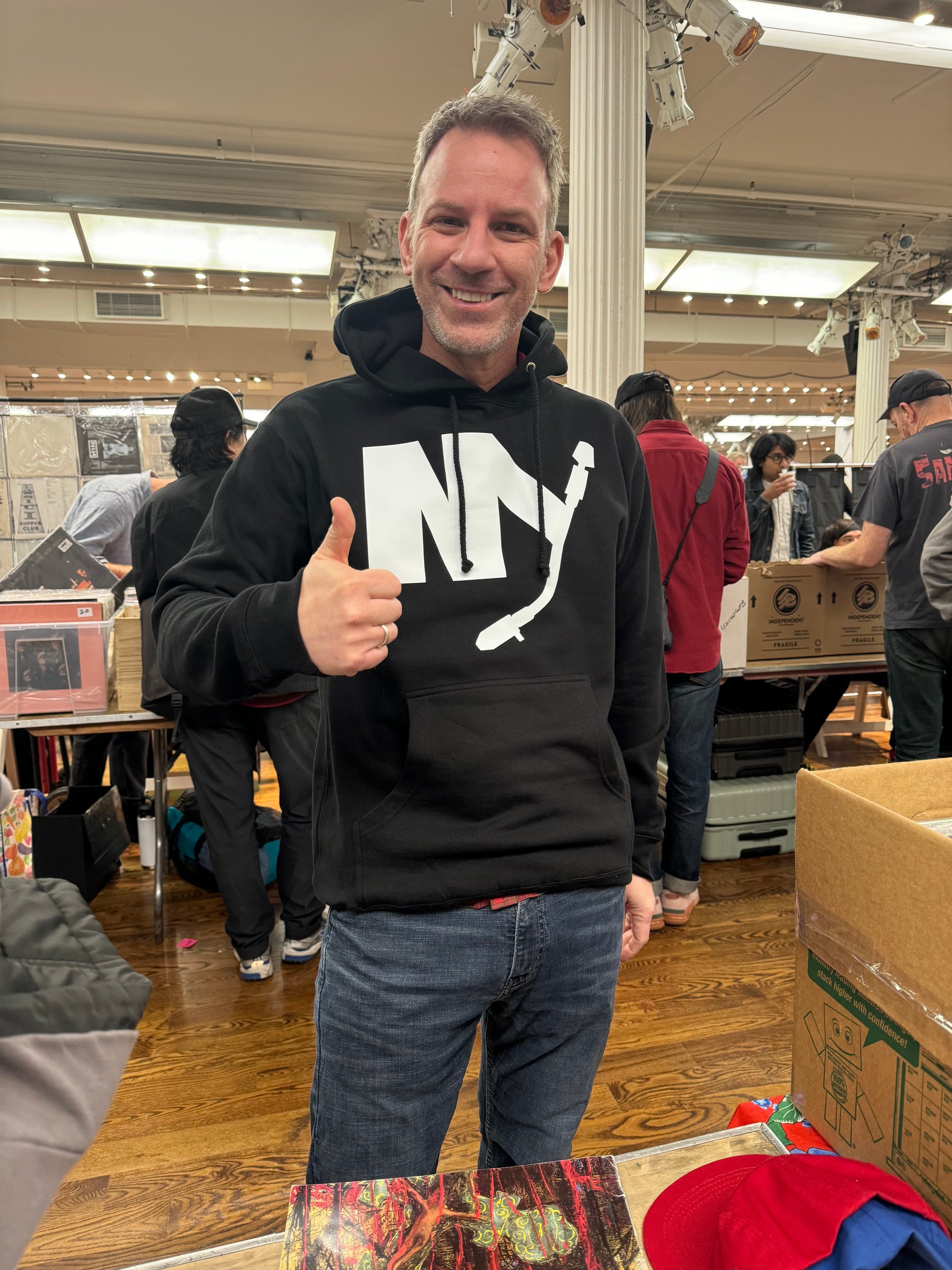 NY DJS BLACK HOODIE