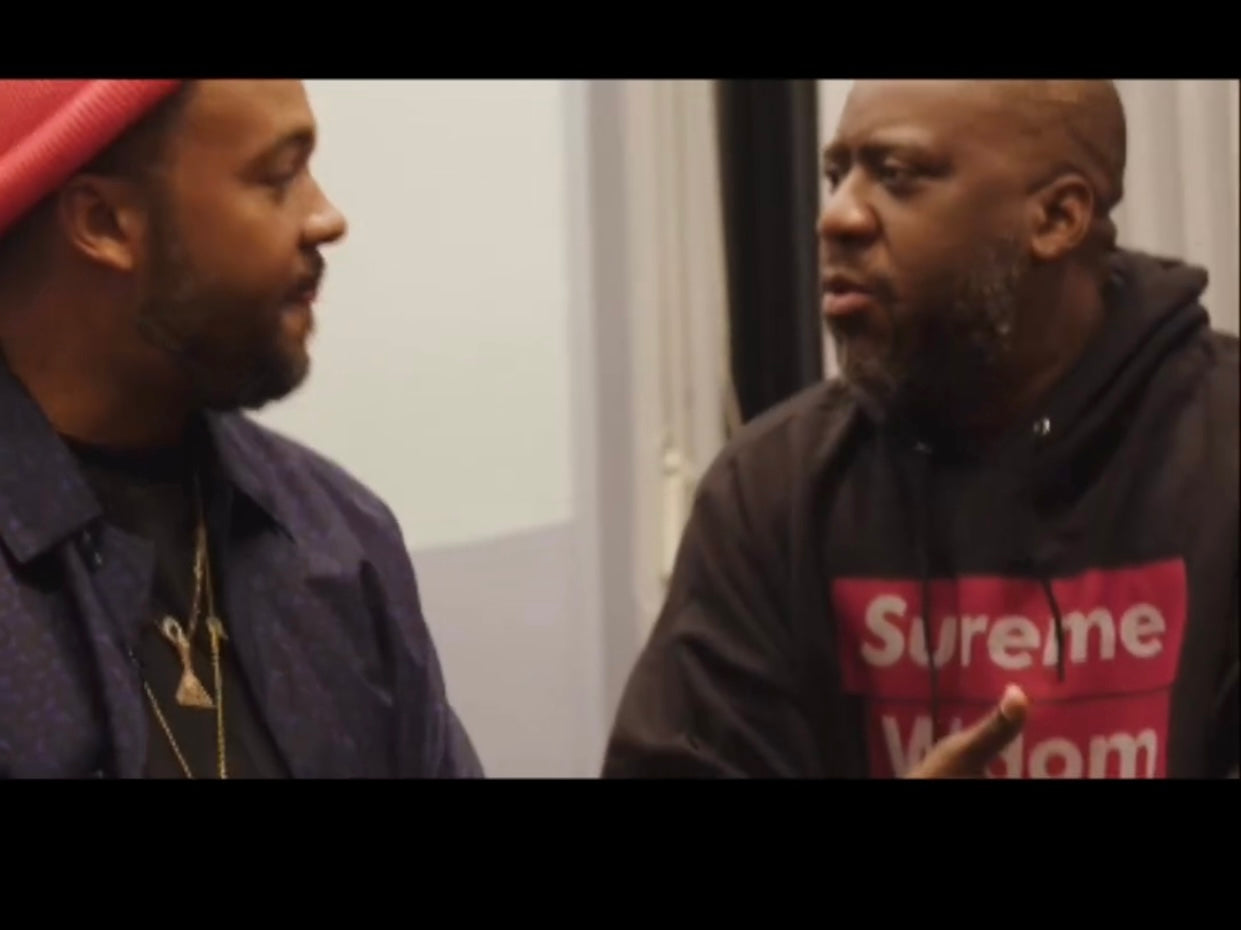 SUPREME WISDOM BLACK HOODIE