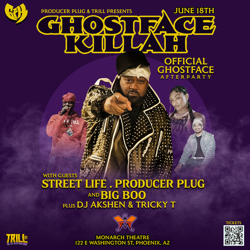 GHOSTFACE KILLAH AFTER PARTY AZ JUNE 18th, 2025