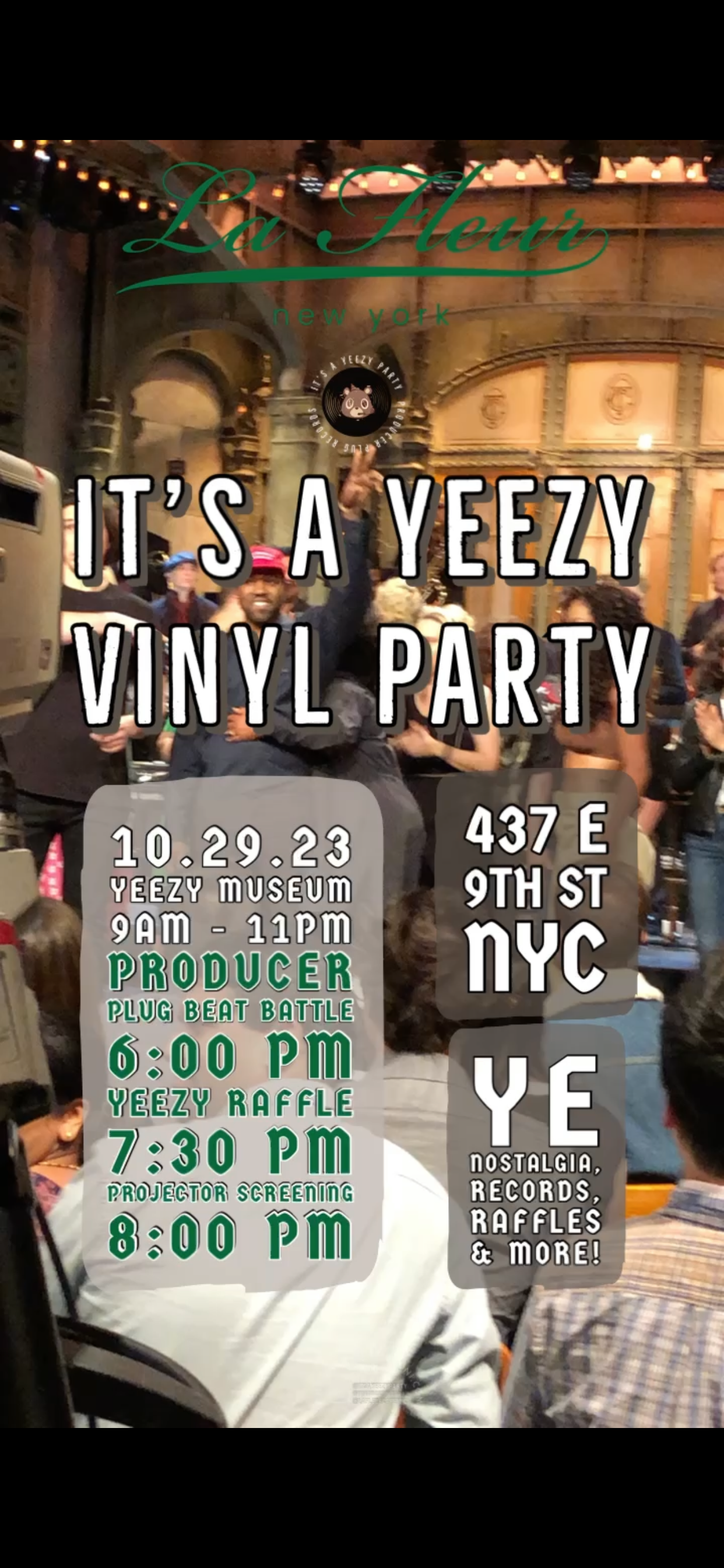 ITS A YEEZY VINYL PARTY 102923