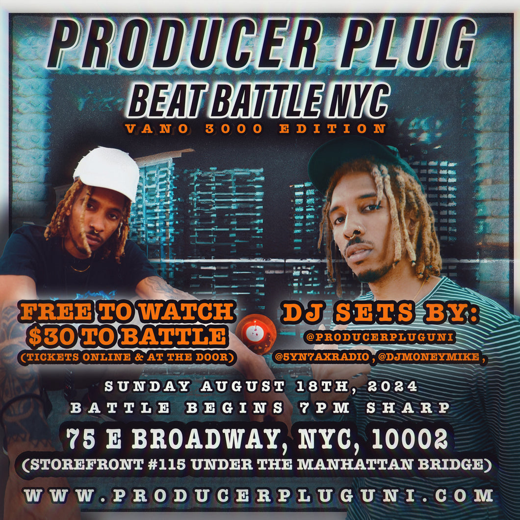 PRODUCER PLUG HYBRYD BEAT BATTLE W VANO 3000 STREET LIFE ( Wu TANG)