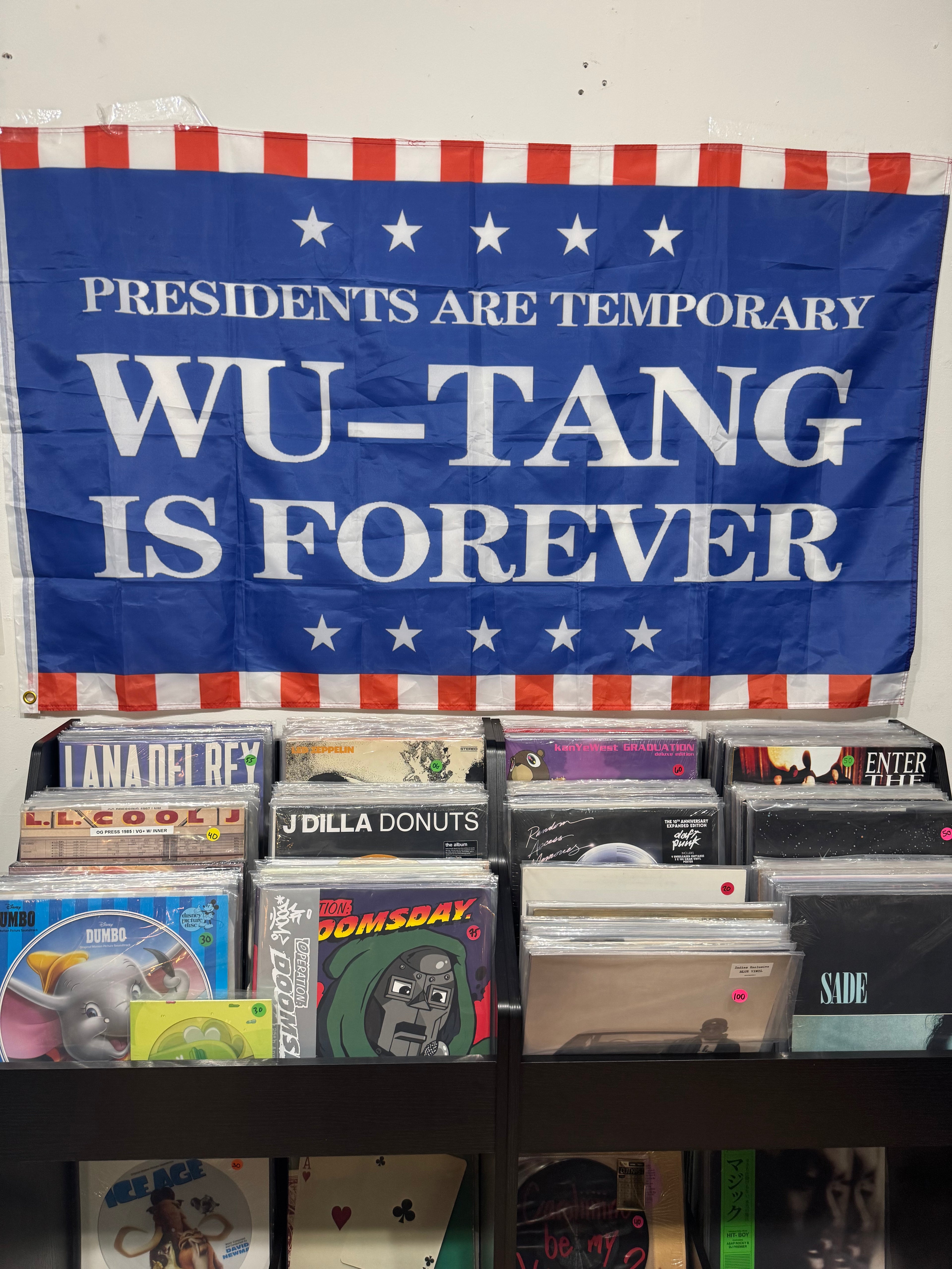 Presidents are temporary Wu-Tang is forever Flag