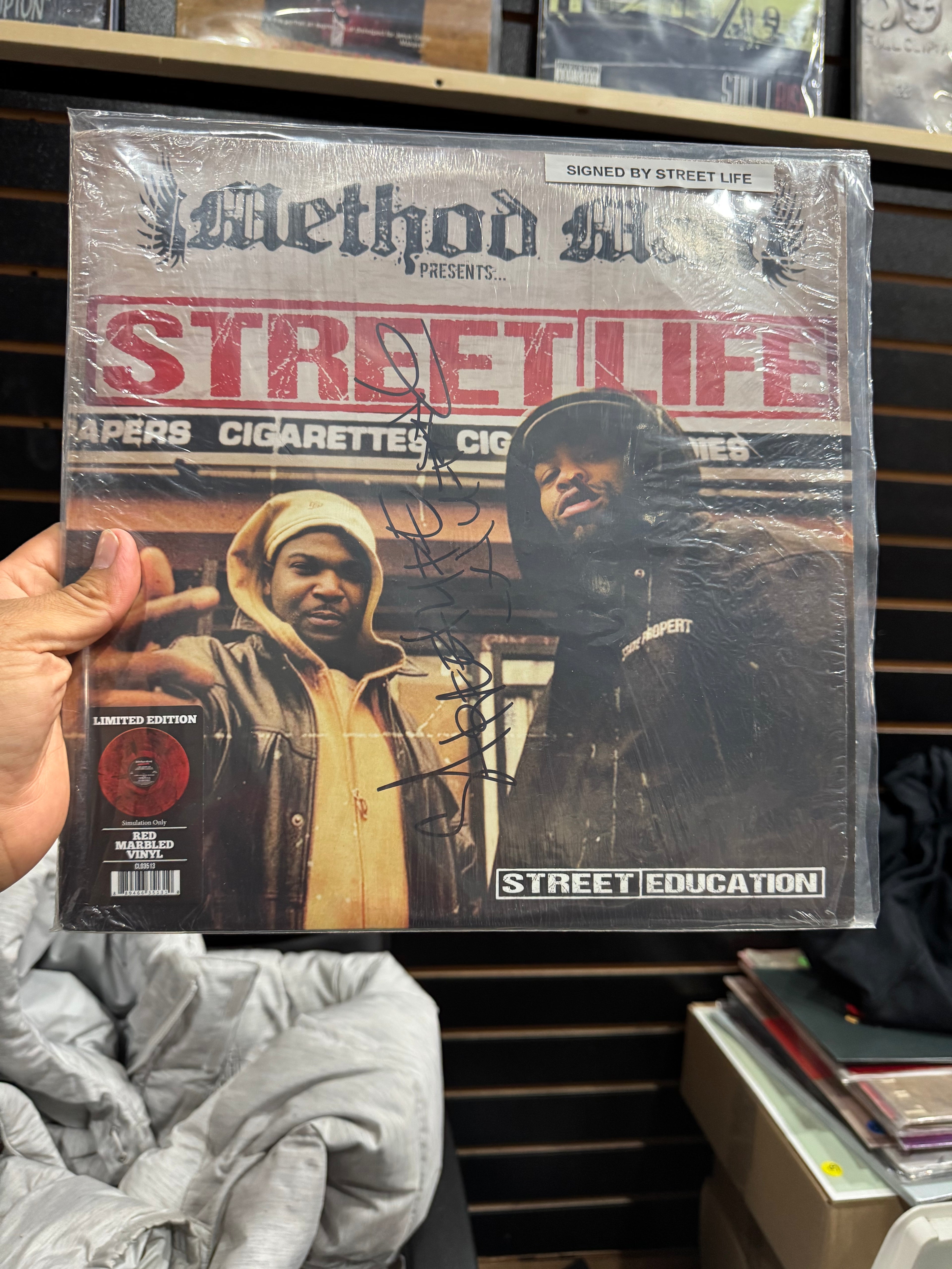 METHOD MAN PRESENTS STREET LIFE STREET EDUCATION SIGNED BY STREET LIFE | LP