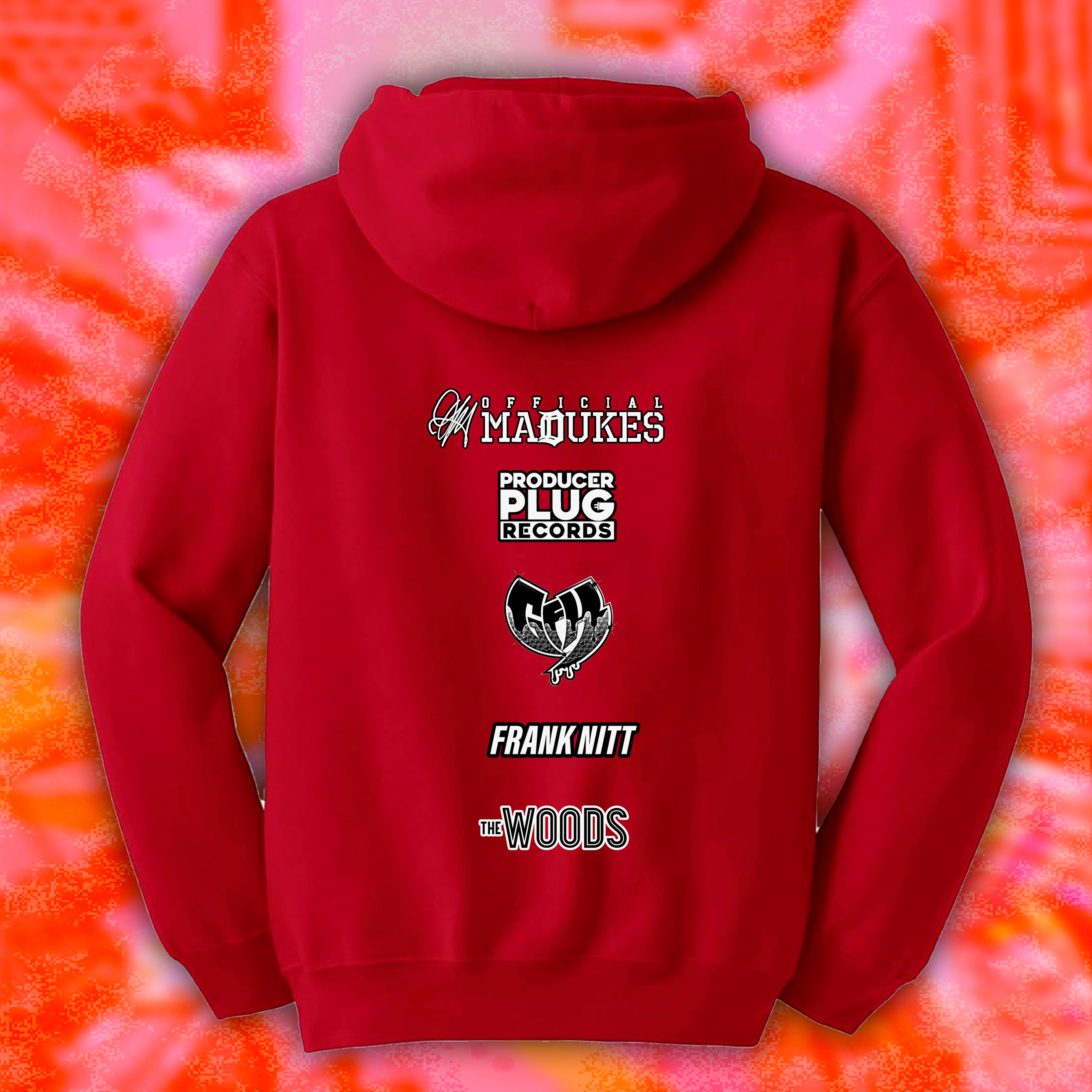 DILLA DAY NYC RED HOODIE