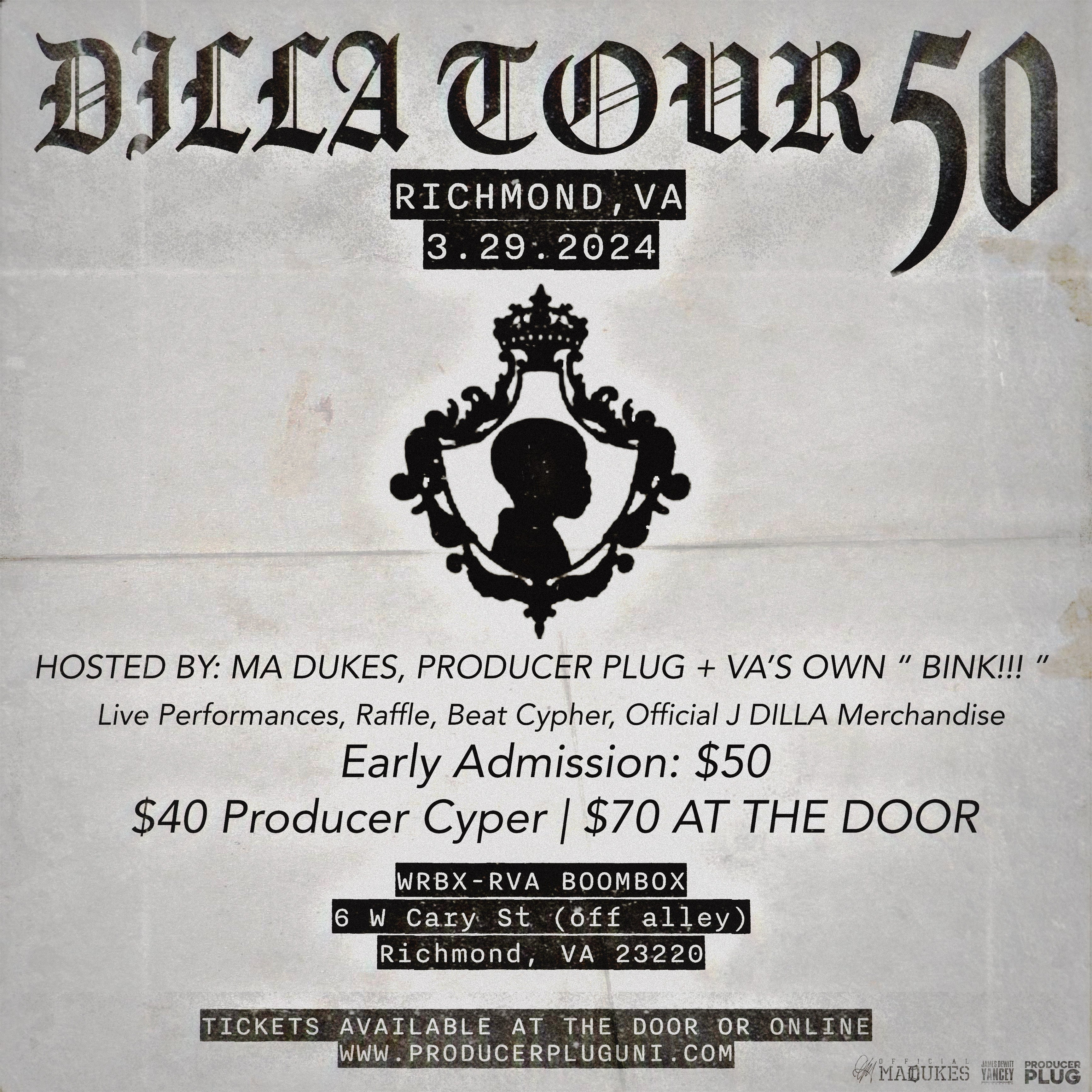 DILLA 50 TOUR “ VA EDITION”