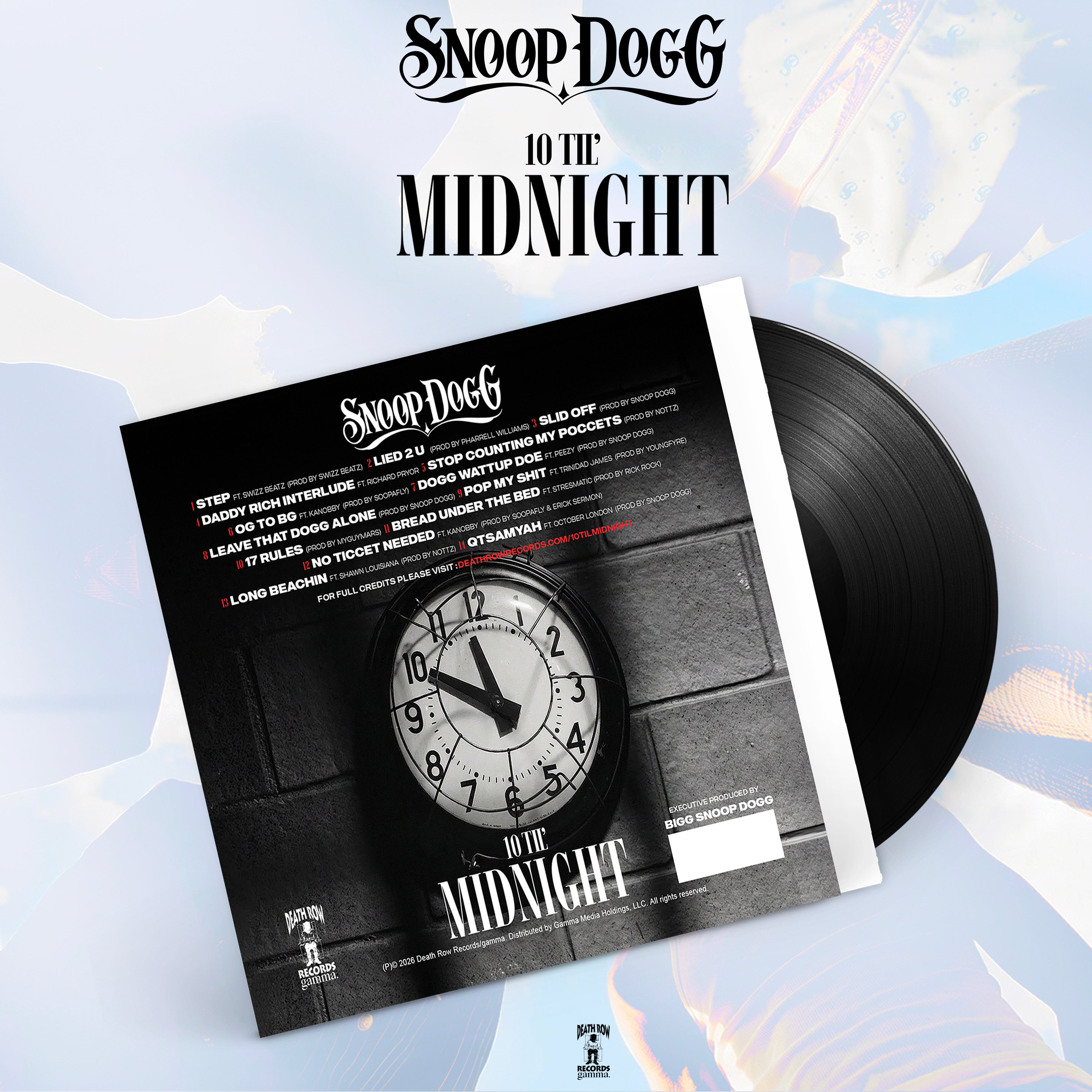 10 'Til Midnight - Snoop Dogg | Vinyl, CD, Cassette