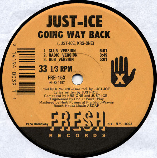 Going Way Back / Lyric Licking | JUST-ICE
