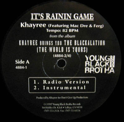 It's Rainin Game | Khayree