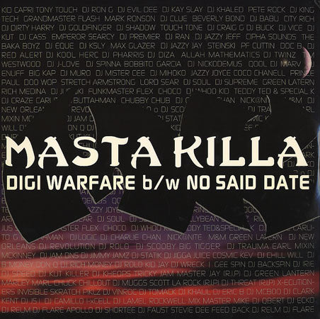 Digi Warfare / No Said Date | Masta Killa