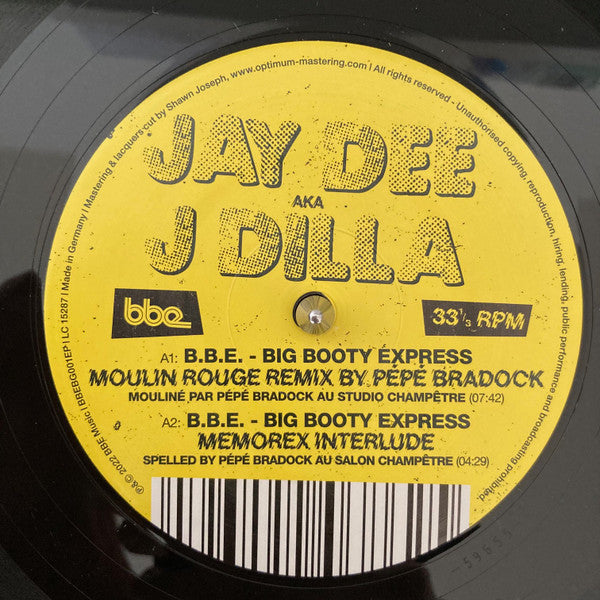 B.B.E. - Big Booty Express | Jay Dee; J Dilla