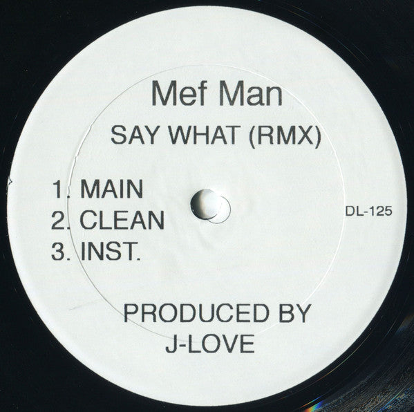 Say What (Remix) / The Show (Remix) | Method Man