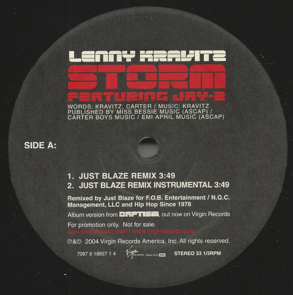 Storm | Lenny Kravitz; Jay-Z