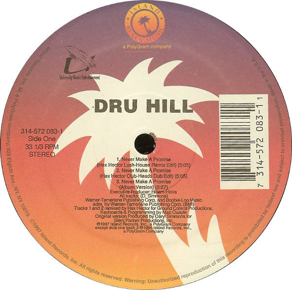 Never Make A Promise (Hex Hector Remixes) / In My Bed | Dru Hill