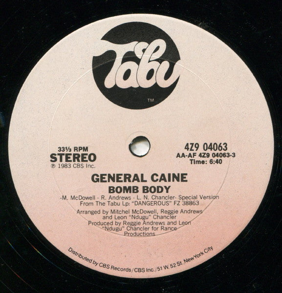 Bomb Body | General Caine