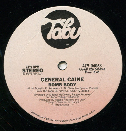 Bomb Body | General Caine