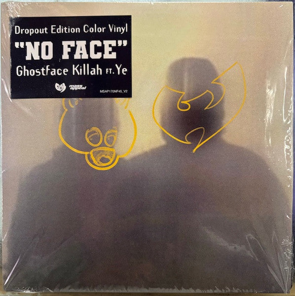 GHOSTFACE KILLAH + Ye No Face DropOut 45 ( Milk Color) | LP