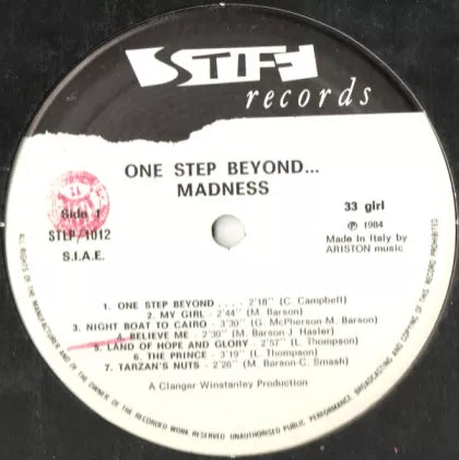 One Step Beyond... - Madness LP | Vinyl Record