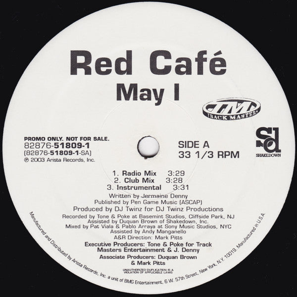 May I - Red Café | Vinyl Record