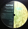 This Is For The Lover In You - Babyface | Vinyl Record