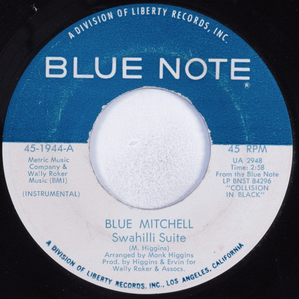 Swahilli Suite / Collision In Black - Blue Mitchell | LP