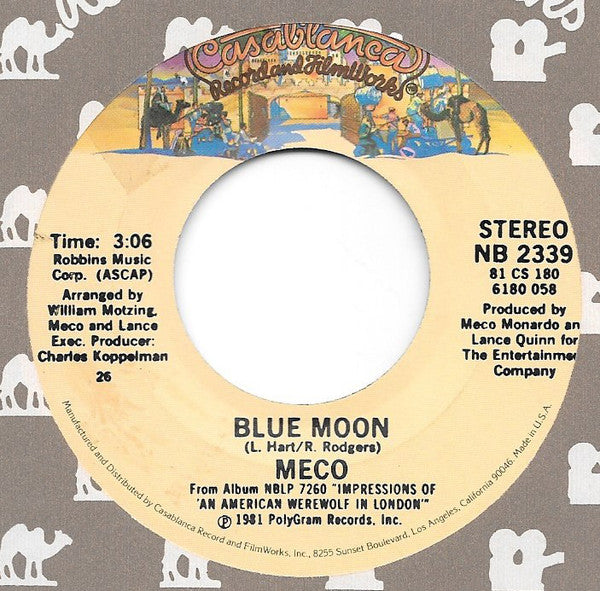 Blue Moon - Meco Monardo | LP
