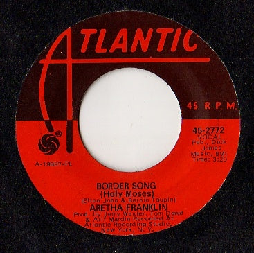 Border Song (Holy Moses) / You And Me - Aretha Franklin | Vinyl Record