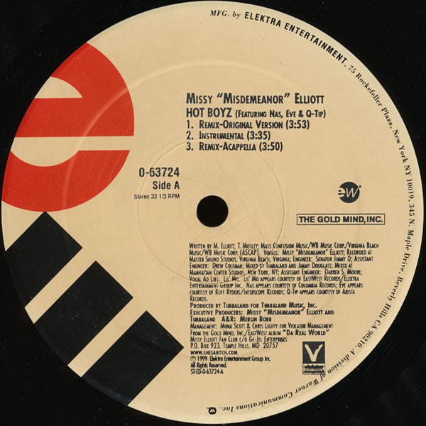 Hot Boyz - Missy Elliott | Vinyl Record