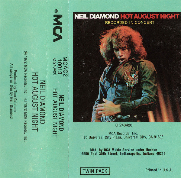 Hot August Night - Neil Diamond | Cassette