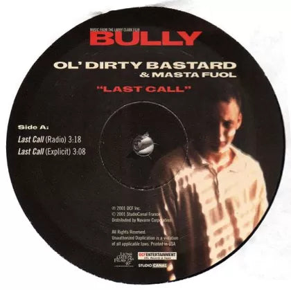 Last Call - Ol' Dirty Bastard; Master Fuol | Vinyl Record