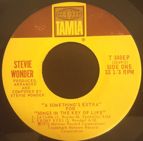 A Something's Extra For "Songs In The Key Of Life" - Stevie Wonder | LP